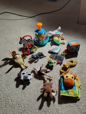 Assorted Baby Development Toys For Fine&Gross Motor Skills Y2K Cottagecore Retro